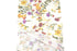 Purple and Yellow on Cream Floral Knit Jersey Fabric 2.5 yards PDK00695